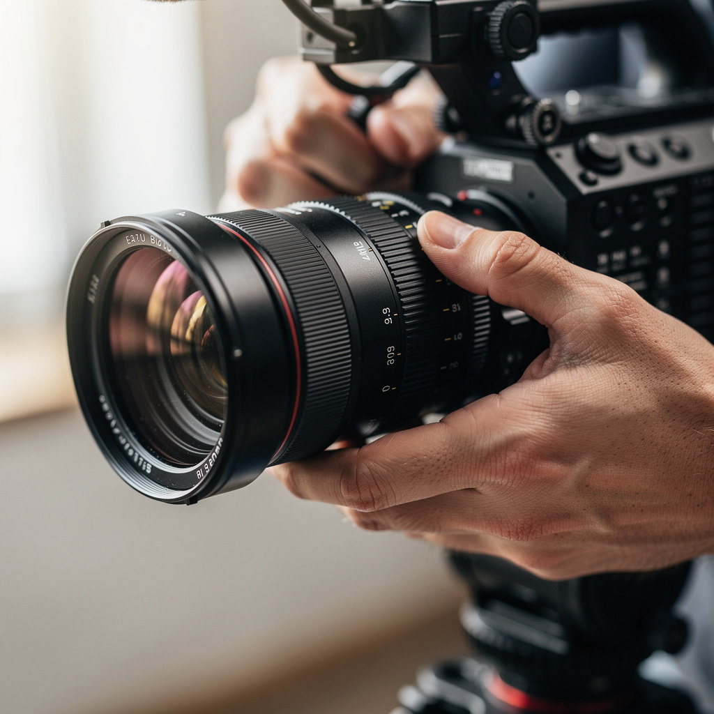 Video Film team collaborating on professional video production and website development projects